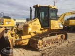 Side of used Komatsu Dozer